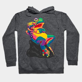 Just Chillin' Tree Frogs Hoodie